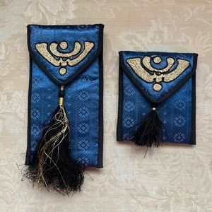 Glasses Case Tassel Pouch and a smaller pouch